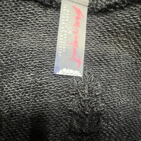 FP Movement By Free People High Jump Full-Zip Sweatshirt, Sz Large, Black/Gray - Picture 10 of 16